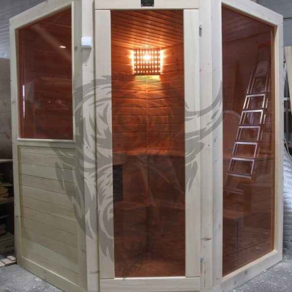 угловые мини сауны