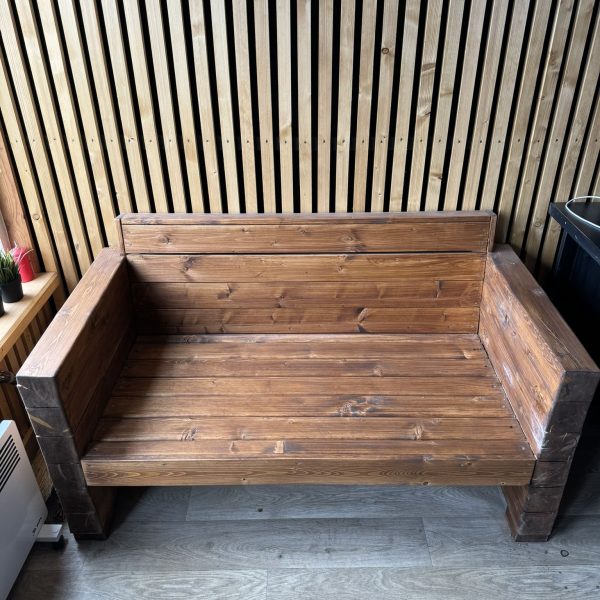 деревянный диван скамья